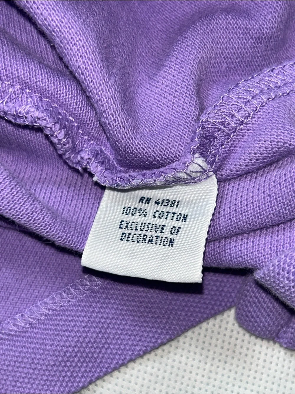 Polo Ralph Lauren, purple short sleeve polo size large - Picture 3 of 4